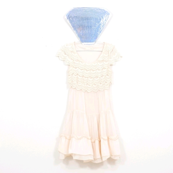 A'Reve Dresses & Skirts - A'reve ruffle and crochet party dress